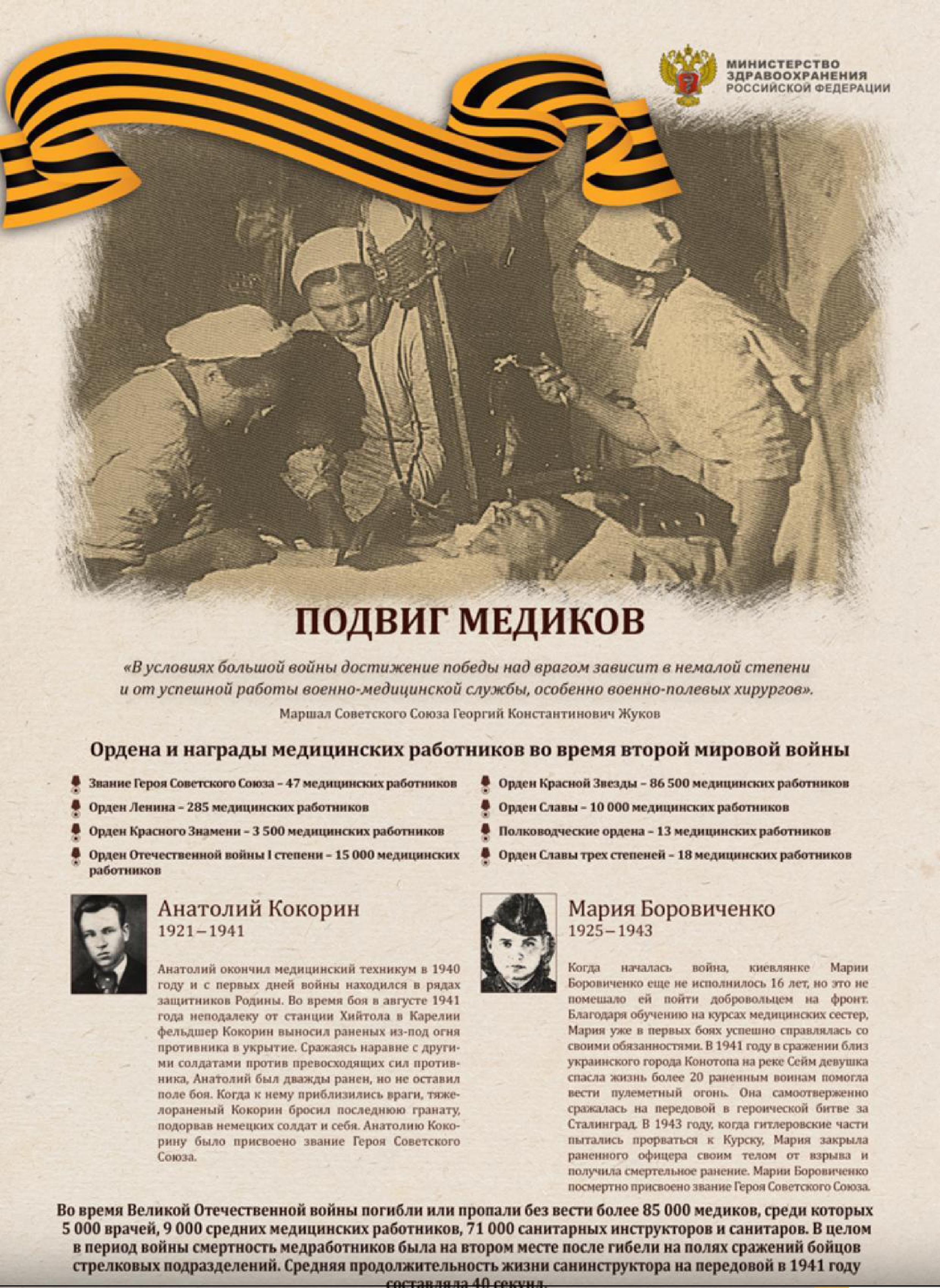 Подвиг медиков в в Великой Отечественной войне 3